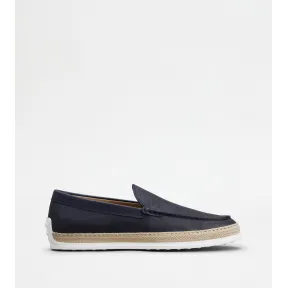 托德斯/Tod's Mocasín Pantufla en Piel AZUL MARINO Hombre XXM0TV0AJ30S5P8U820