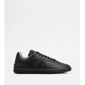 托德斯/Tod's 男人 黑色 Tod's Tabs皮革运动休闲鞋 XXM68C0FW80SDLB999