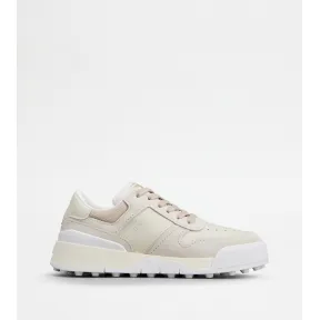 托德斯/Tod's 女人 彩色 Tod's绒面皮革拼光滑皮革运动休闲鞋 XXW51K0GH50CLTBIG4