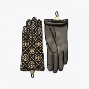 汤丽柏琦/Tory Burch T Monogram 雪尼尔手套 87423-889