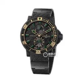雅典/Ulysse Nardin 潜水系列 橡胶/不锈钢 自动机械 男表 263-92LE-3C-928-RG