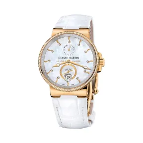 雅典/Ulysse Nardin 航海系列 18K玫瑰金 自动机械 男表 266-66B-991