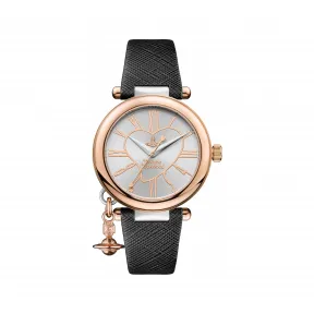 薇薇安·威斯特伍德/Vivienne Westwood Orb 32.00 MM 不锈钢 石英机芯 女表 VV006SLRSBK