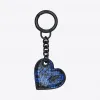 伊夫圣罗兰/Yves Saint laurent 艾尔斯黑色和蓝色艾尔斯的心形钥匙 492402LUJ0U1093