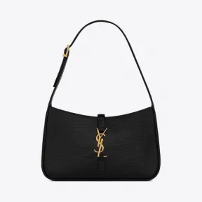 伊夫圣罗兰/Yves Saint laurent le 5 à 7蜥蜴纹压花亮面皮革马鞍包 657228EAAAU1000