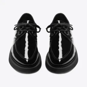 伊夫圣罗兰/Yves Saint laurent Teddy漆皮系带鞋 6698031TV001000