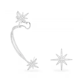 APM 纯银镶晶钻耳骨夹耳环 AE8426OX