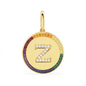 APM 彩虹字母Z扣牌-金黄色银 AV965MYZ