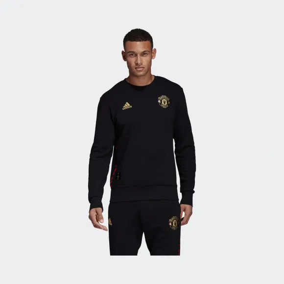 阿迪达斯/Adidas MUFC CNY CR SWT 曼联新年足球套头衫 DZ0458