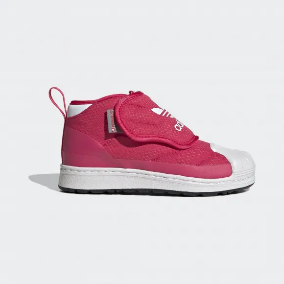 阿迪达斯/Adidas ORIGINALS 红/白 男童|女童 SUPERSTAR 360 BOOT C 经典运动软底雪地靴 FV7268