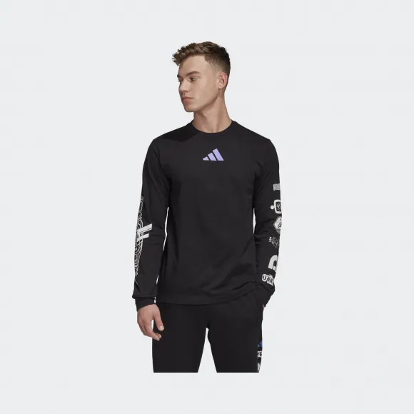 阿迪达斯/Adidas LONGSLEEVE M 运动长袖T恤 GI6398