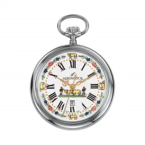 爱罗/Aero 石英机芯 镀白金 45797-PD01