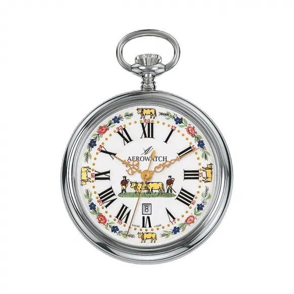 爱罗/Aero 石英机芯 镀白金 45797-PD01