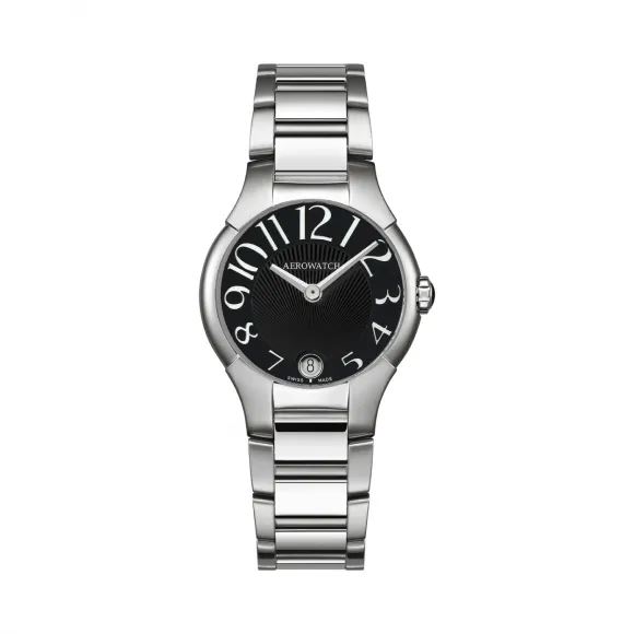 爱罗/Aero 石英机芯 精钢 A-06964-AA06-M