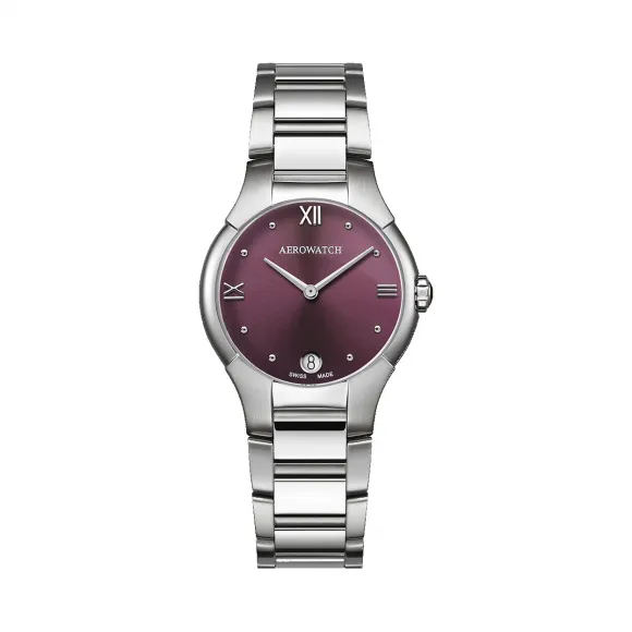 爱罗/Aero 石英机芯 精钢 A-06964-AA08-M