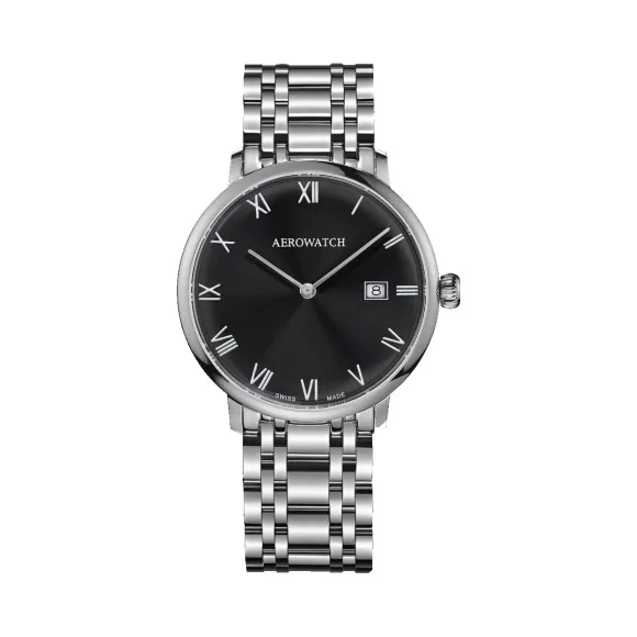 爱罗/Aero 石英机芯 精钢抛光 A-21976-AA02-M