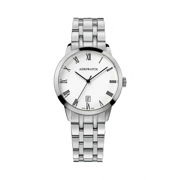 爱罗/Aero 石英机芯 精钢 A-42972-AA01-M