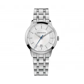 爱罗/Aero 石英机芯 精钢 A-42972-AA07-M