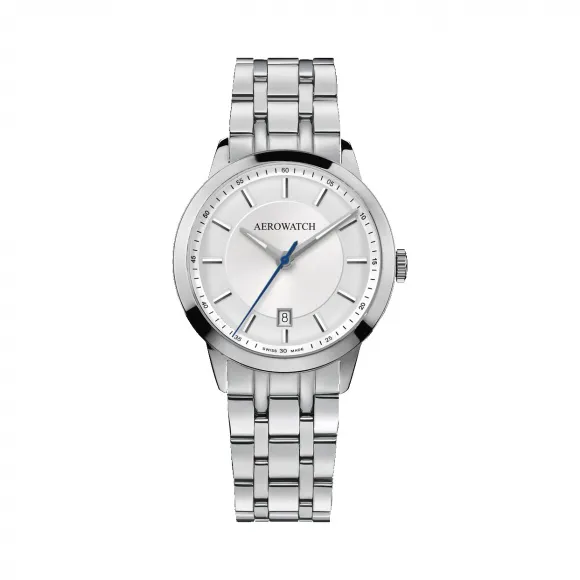 爱罗/Aero 石英机芯 精钢 A-42972-AA07-M