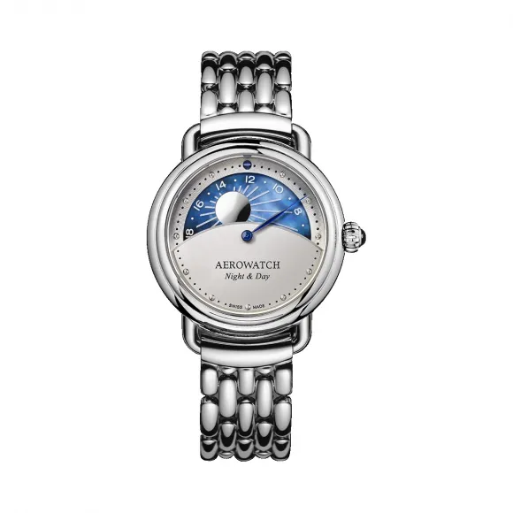 爱罗/Aero 石英机芯 精钢 A-44960-AA10-M