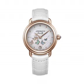 爱罗/Aero 石英机芯 镀玫瑰金 A-44960-RO05