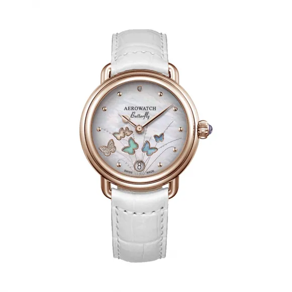 爱罗/Aero 石英机芯 镀玫瑰金 A-44960-RO05