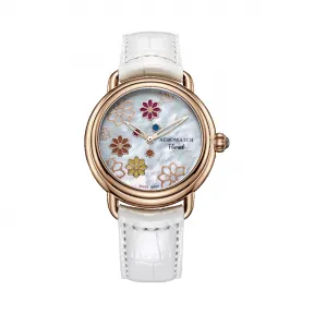 爱罗/Aero 石英机芯 镀玫瑰金 A-44960-RO16