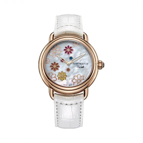 爱罗/Aero 石英机芯 镀玫瑰金 A-44960-RO16