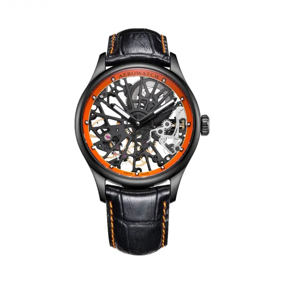 爱罗/Aero 手动机械机芯 精钢镀黑色 A-50981-NO18