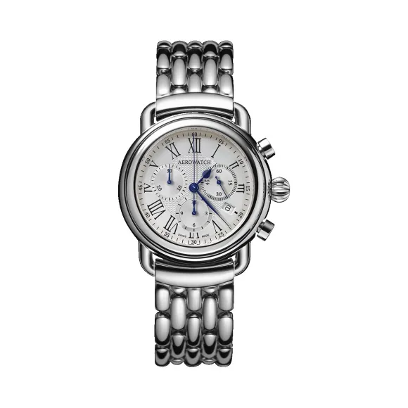 爱罗/Aero 石英机芯 精钢 A-84934-AA08-M