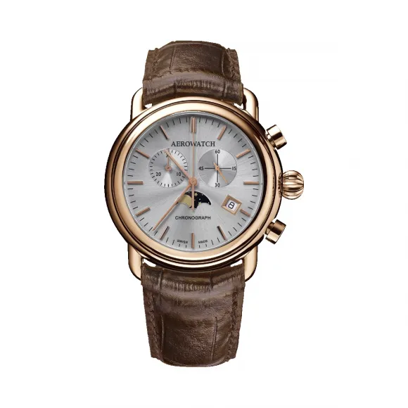 爱罗/Aero 石英机芯 镀玫瑰金 A-84934-RO06