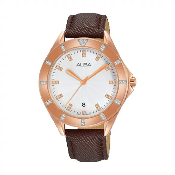 雅柏/Alba 37MM 不锈钢表壳 女表 AG8H66X1