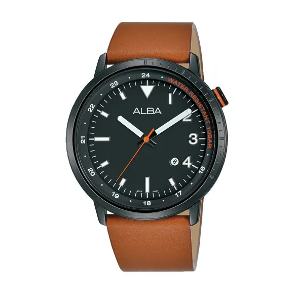 雅柏/Alba 42MM 不锈钢表壳 男表 AG8J99X1