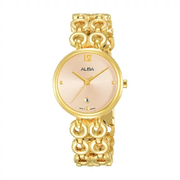 雅柏/Alba 28MM 不锈钢表壳 女表 AH7Q52X1