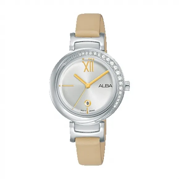 雅柏/Alba 30MM 不锈钢表壳 女表 AH7R85X1
