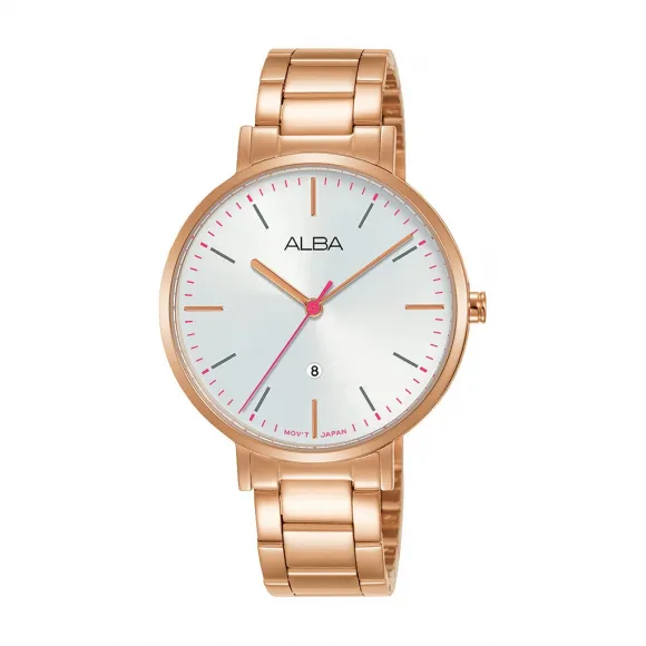 雅柏/Alba 34MM 不锈钢表壳 女表 AH7T22X1