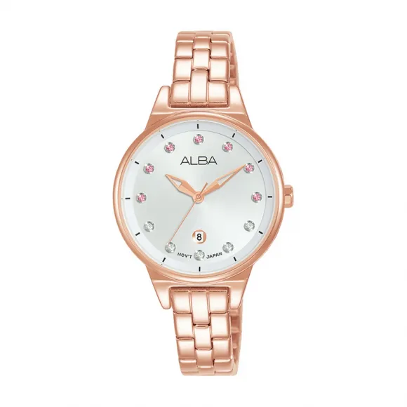 雅柏/Alba 30MM 不锈钢表壳 女表 AH7U40X1