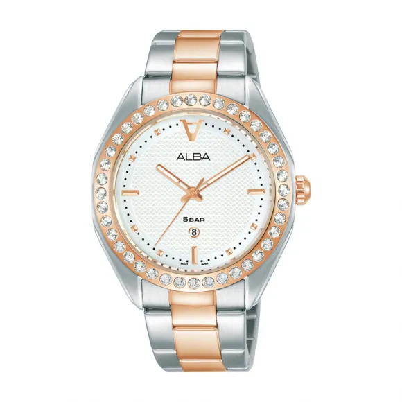 雅柏/Alba 36MM 不锈钢表壳 女表 AH7V32X1