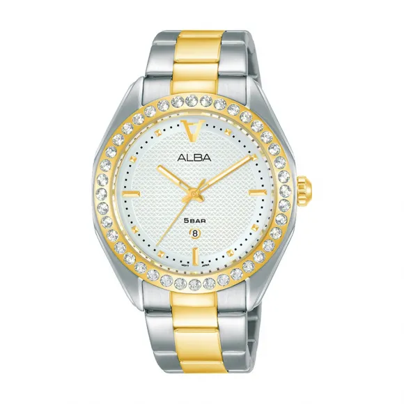 雅柏/Alba 36MM 不锈钢表壳 女表 AH7V34X1