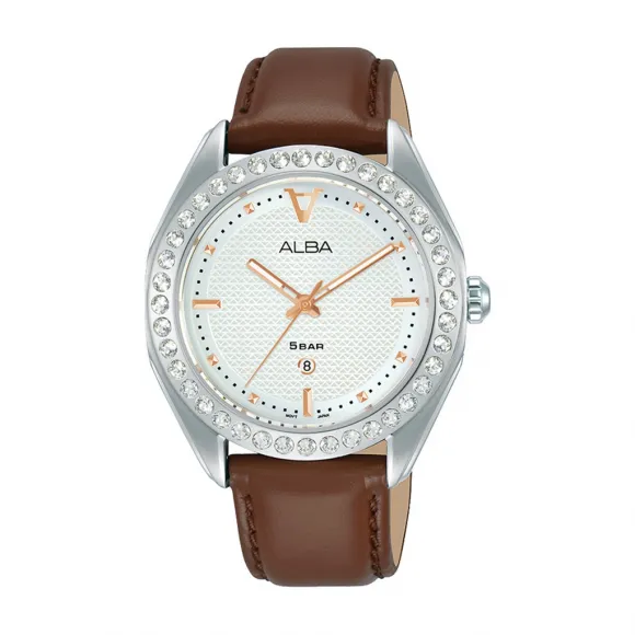 雅柏/Alba 36MM 不锈钢表壳 女表 AH7V39X1