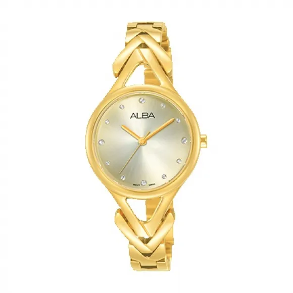 雅柏/Alba 28MM 不锈钢表壳 女表 AH8506X1