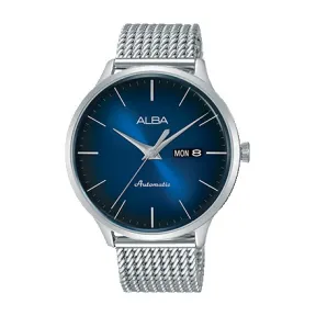 雅柏/Alba 42.5MM 不锈钢表壳和螺丝透视表背 自动机械机芯 男表 AL4105X1
