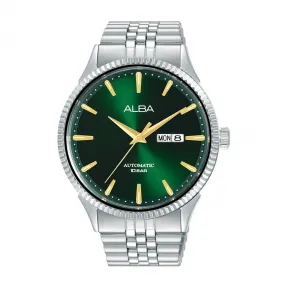 雅柏/Alba 43MM 不锈钢表壳和螺丝透视表背 自动机械机芯 男表 AL4235X1