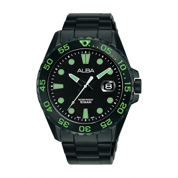雅柏/Alba 42MM 不锈钢表壳 男表 AS9N25X1