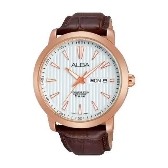 雅柏/Alba 44MM 不锈钢表壳 男表 AT2020X1