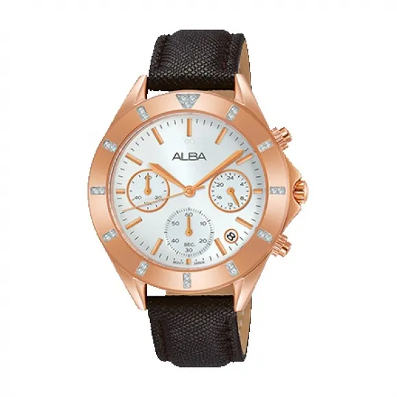 雅柏/Alba 37MM 不锈钢表壳 女表 AT3D14X1
