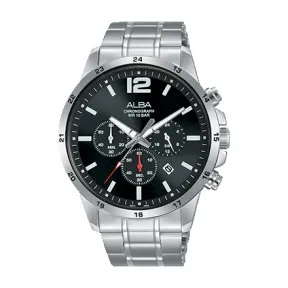 雅柏/Alba 43MM 不锈钢表壳 男表 AT3E81X1