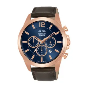 雅柏/Alba 44MM 不锈钢表壳 男表 AT3G14X1