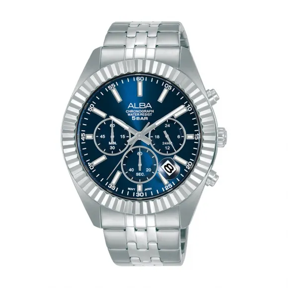 雅柏/Alba 42MM 不锈钢表壳 男表 AT3H17X1