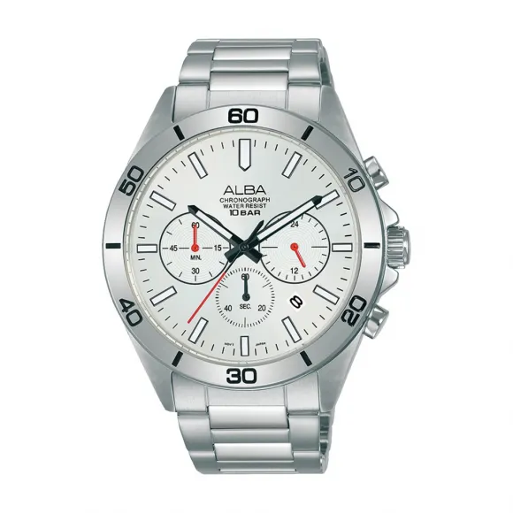 雅柏/Alba 43MM 不锈钢表壳 男表 AT3H29X1